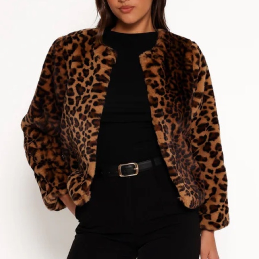 Petal & Pup Leopard Print Jacket
